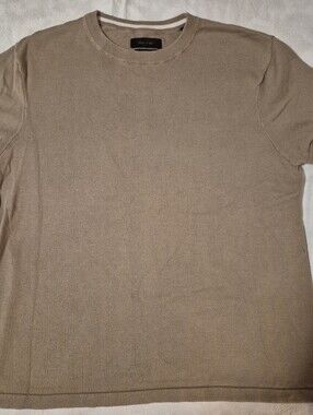 Porter & Ash Men's Crewneck Knit Shirt - Taupe